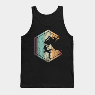 Awesome Rock Climbing Retro Mountain Climber Hiker Tank Top